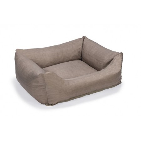 Beeztees Ligbed Sofixa - Hondenmand - Taupe -  80x70x25 cm 80X70X25