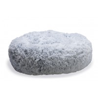 Beeztees Siba - Orthopedische Hondenmand - Pluche - Grijs - 70x70x25 cm 70X70X25