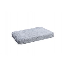 Beeztees Siba - Orthopedisch Hondenkussen - Pluche - Grijs - 75x50x9 cm 75X50X9