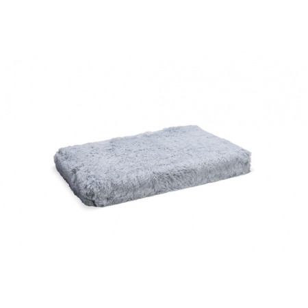 Beeztees Siba - Orthopedisch Hondenkussen - Pluche - Grijs - 75x50x9 cm 75X50X9