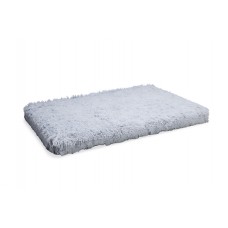 Beeztees Siba - Orthopedisch Hondenkussen - Pluche - Grijs - 100x70x9 cm 100X70X9