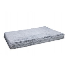 Beeztees Siba - Orthopedisch Hondenkussen - Pluche - Grijs - 120x80x10 cm 120X80X10
