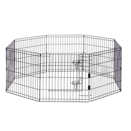 Beeztees Ted - Puppyren - Premium - Met Deur - 8 Stuks - Paneel 60x60 cm - Dia. 155 cm 155x155x60 Beeztees Ted - Puppyren - Premium - Met Deur - 8 Stuks - Paneel 60x60 cm - Dia. 155 cm 155x155x60