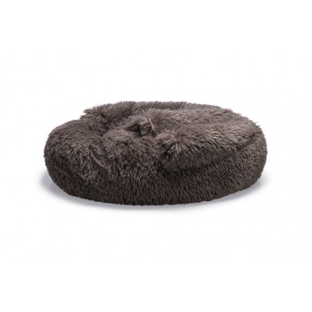 Beeztees Yala - Hondenmand - Pluche - Bruin - Dia. 60 cm 60X60X12