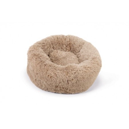 Beeztees Yali - Hondenmand - Pluche - Beige - Diam. 60 cm 60X60X23