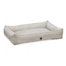 Designed by Lotte Ribbed - Hondenmand - Lichtgrijs - 120x80x23 cm 120x80x23