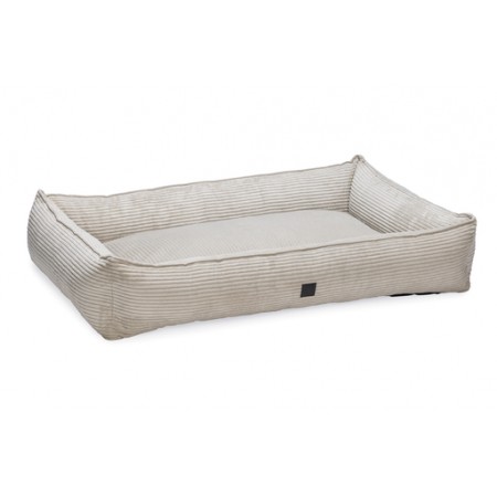 Designed by Lotte Ribbed - Hondenmand - Lichtgrijs - 120x80x23 cm 120x80x23