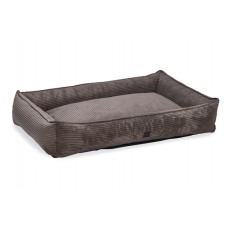 Designed by Lotte Ribbed - Hondenmand - Bruin - 120x80x23 cm 120x80x23