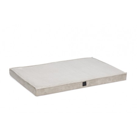 Designed by Lotte Ribbed - Orthopedic Bench Cushion - Light grey - 108x69x8 cm 108X69X8