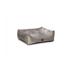 Designed by Lotte Soft Essence - Orthopedische Hondenmand - Licht Grijs - 80x70x27 cm 80X70X27