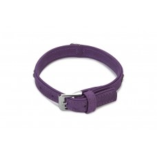 Beeztees Buffalo - Halsband Hond - Leer - Paars - 25-31 cm 25-31