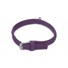 Beeztees Buffalo - Halsband Hond - Leer - Paars - 30-36 cm 30-36