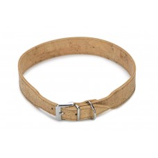 Beeztees Cork - Halsband Hond - Leer - Naturel - 65 cm x 35 mm 5
