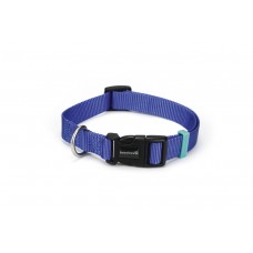 Beeztees Uni - Halsband Hond - Blauw - 26-40 cm x 15 mm 26 - 40 
