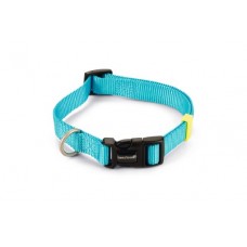 Beeztees Uni - Halsband Hond - Nylon - Licht Blauw - 35-50cmx20mm 35 - 50 CM X 20 MM