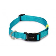 Beeztees Uni - Halsband Hond - Nylon - Licht Blauw - 48-70cmx25mm 48 - 70 CM X 25 MM