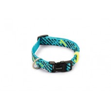 Beeztees Memphis - Halsband Hond - Nylon - Licht Blauw - 26-40cmx15mm 26 - 40 CM X 15 MM