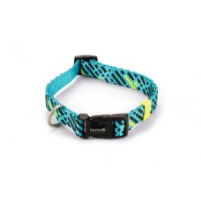 Beeztees Memphis - Halsband Hond - Nylon - Licht Blauw - 35-50cmx20mm 35 - 50 CM X 20 MM
