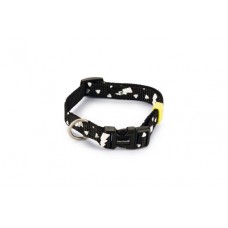 Beeztees Thunder - Halsband Hond - Nylon - Zwart - 26-40cmx15mm 26 - 40 CM X 15 MM