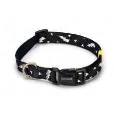 Beeztees Thunder - Halsband Hond - Nylon - Zwart - 48-70cmx25mm 48 - 70 CM X 25 MM