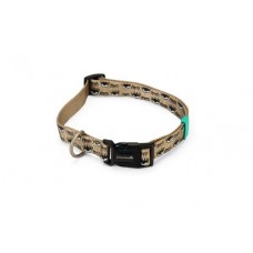 Beeztees Eyes - Hondenhalsband - Nylon - Beige - 48-70cmx25mm 48 - 70 CM X 25 MM