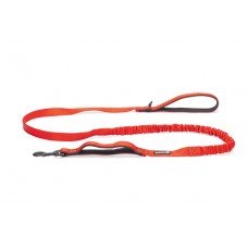 Beeztees Parinca Premium Elastische Looplijn - Hondenriem - Nylon - Rood - 180 cm x 25 mm 180CMX25M
