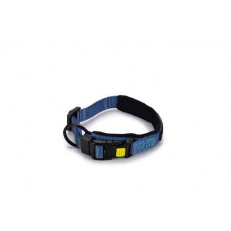 Beeztees Parinca Premium - Hondenhalsband - Nylon - Blauw - 30-35 cm x 20 mm 30-35 CM X 20 MM