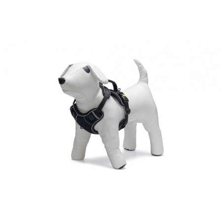 Beeztees Parinca Supreme Y-Tuig - Hondentuig - Nylon - Zwart - Maat S - 38-51 cm x 15 mm 38-51X15
