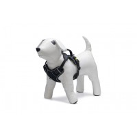 Beeztees Parinca Supreme Y-Tuig - Hondentuig - Nylon - Zwart - Maat M - 40-61 cm x 20 mm 40-61X20