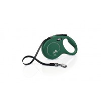 Flexi New Classic - Hondenriem - Band - Groen - M - 5M 5 MTR, MAX 25 KG