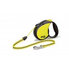 Flexi Neon - Koord - M - Zwart - 5 Meter 500x0.2x0.2