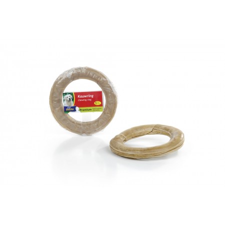 Beeztees Thai Kauwring - Hondensnack - 15 cm - 1 stuk - 180/185 gram 15x15x2