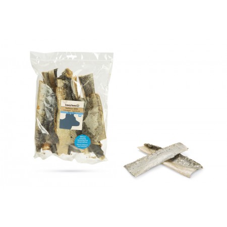 Beeztees Zalmhuid - Hondensnack - 150 gram 20x3.5x0.5