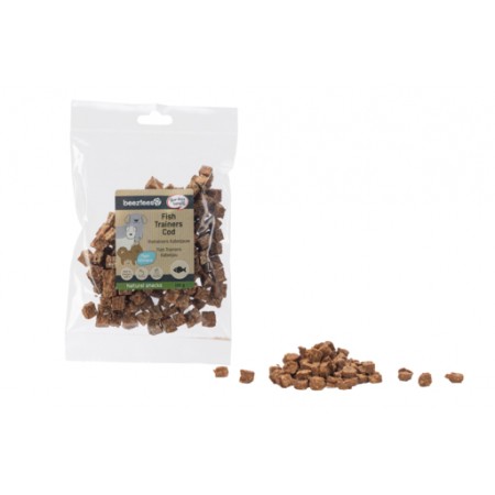 Beeztees Vistrainers Kabeljauw - Hondensnack - 100 gram 1.5x1.5x1.5