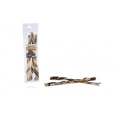 Beeztees Runderkophuid met Pens - Hondensnacks - 30 cm - 3 stuks 30X2X2