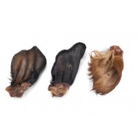 Beeztees Runderoren Met Haar - Hondensnack - 3 stuks INHOUD: 3 PCS