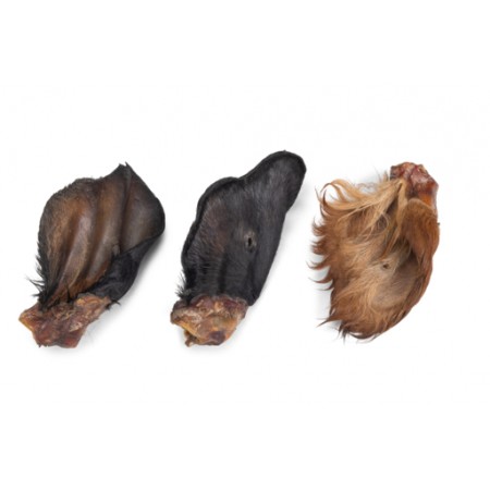 Beeztees Runderoren Met Haar - Hondensnack - 3 stuks INHOUD: 3 PCS