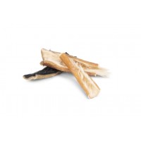 Beeztees Runderhuid Met Haar - Hondensnack - 500 gram INHOUD: 500 GR