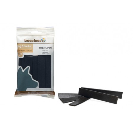 Beeztees Tripe Strips - Hondensnack - 150 gr 10x3x0.5