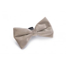 Designed by Lotte Hondenstrik Zaza - Halsband Hond - Velvet - Grijs - 12x7x2 cm 12x7x2