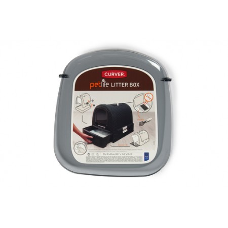 Eco-Friendly Curver Kattenbak - Grijs - 400460 