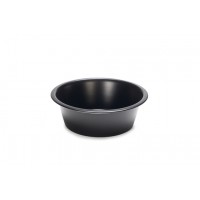 Designed by Lotte Eetbak voor Milani - Hondenvoerbak - Roestvrij staal - Zwart - 21x21x7,5cm - 1570 ml 21X21X7,5