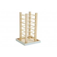 Beeztees Hooicontainer Denga - Knaagdier - Hout - 22x22x35cm 22X22X35