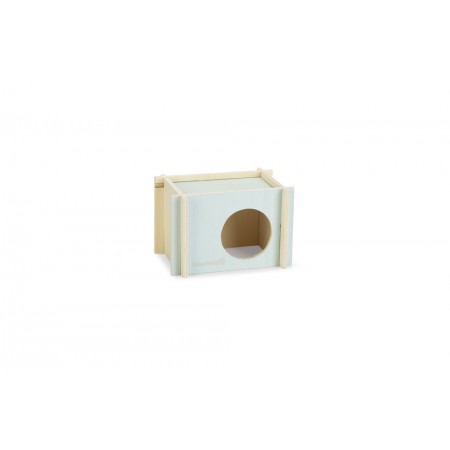 Beeztees Knaagdierhuisje Bildup - Knaagdier - Hout - S - 17x12x11cm 17X12X11