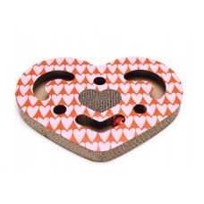 Beeztees Krabbox Love - Kattenspeelgoed - Karton - 40x30x5 cm 40x30x5