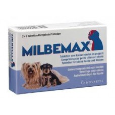 Milbemax 4 tabletten voor kleine honden & puppy