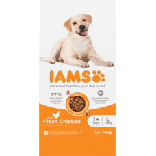 Iams dog adult large chicken 12kg -