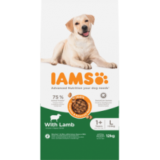 Iams dog adult large lamb 12kg -