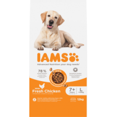 Iams dog senior large chicken 12kg -