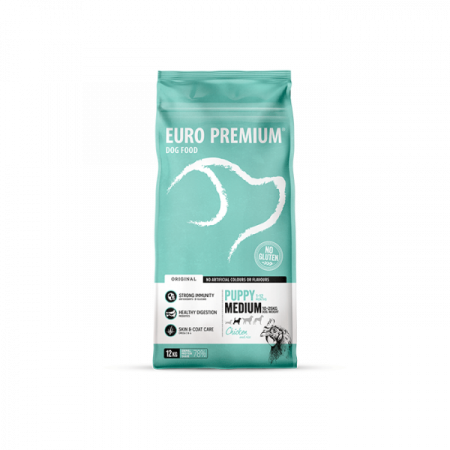 Euro-Premium puppy medium chicken&rice 3kg